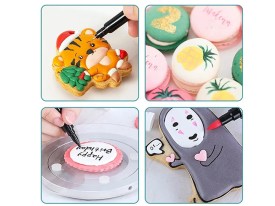Set 2 marcadores tinta comestible doble punta